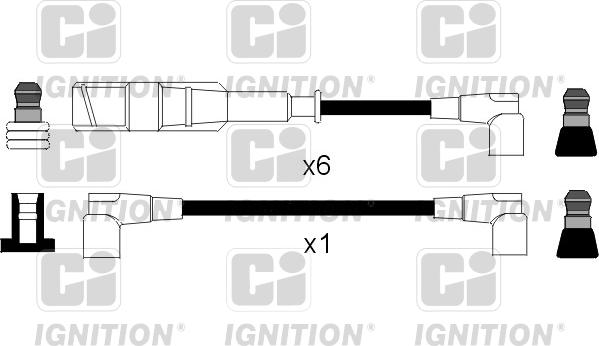 Quinton Hazell XC462 - Комплект проводів запалювання avtolavka.club