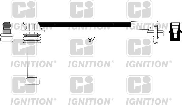 Quinton Hazell XC402 - Комплект проводів запалювання avtolavka.club