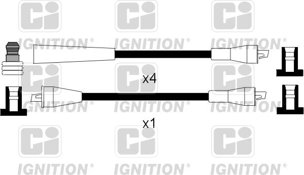 Quinton Hazell XC411 - Комплект проводів запалювання avtolavka.club