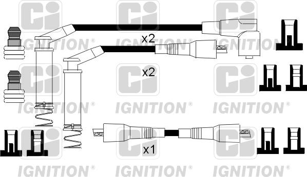 Quinton Hazell XC540 - Комплект проводів запалювання avtolavka.club