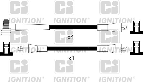 Quinton Hazell XC564 - Комплект проводів запалювання avtolavka.club