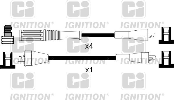 Quinton Hazell XC583 - Комплект проводів запалювання avtolavka.club