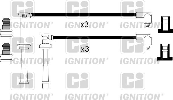 Quinton Hazell XC651 - Комплект проводів запалювання avtolavka.club