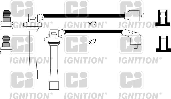 Quinton Hazell XC653 - Комплект проводів запалювання avtolavka.club