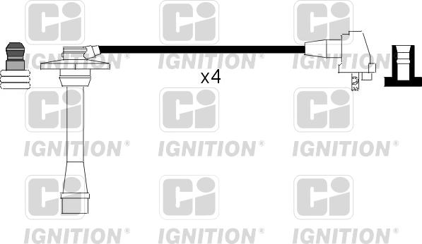 Quinton Hazell XC633 - Комплект проводів запалювання avtolavka.club