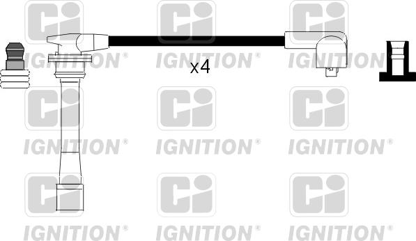 Quinton Hazell XC677 - Комплект проводів запалювання avtolavka.club