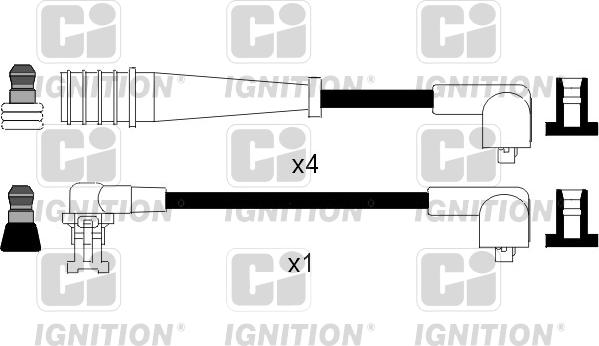 Quinton Hazell XC145 - Комплект проводів запалювання avtolavka.club