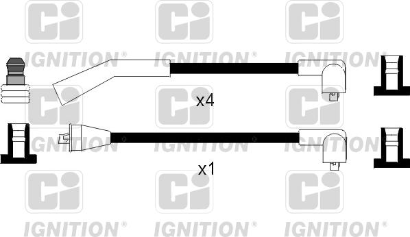 Quinton Hazell XC1069 - Комплект проводів запалювання avtolavka.club