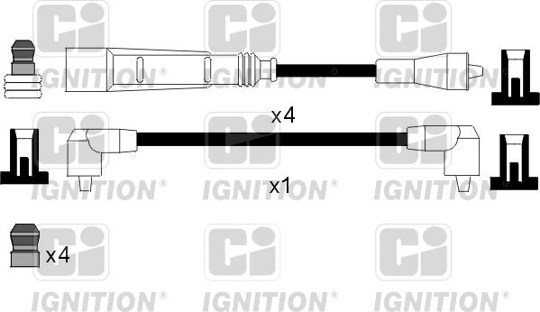 Quinton Hazell XC1063 - Комплект проводів запалювання avtolavka.club