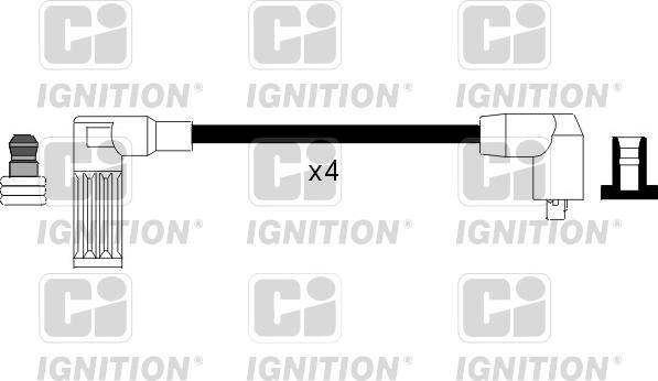 Quinton Hazell XC1007 - Комплект проводів запалювання avtolavka.club