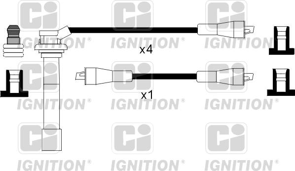 Quinton Hazell XC1018 - Комплект проводів запалювання avtolavka.club