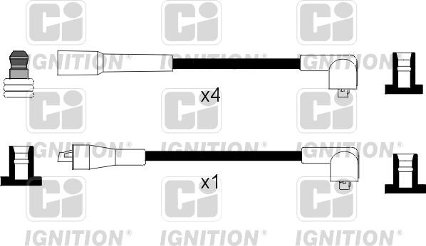 Quinton Hazell XC1089 - Комплект проводів запалювання avtolavka.club