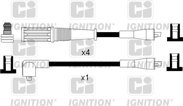 Quinton Hazell XC1086 - Комплект проводів запалювання avtolavka.club