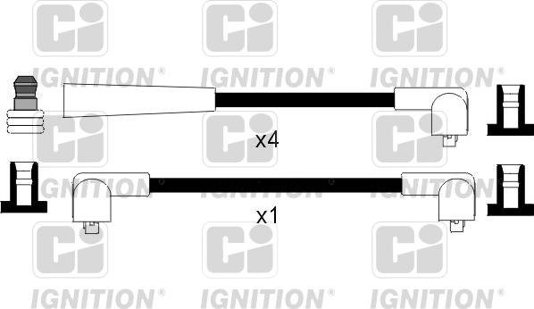 Quinton Hazell XC1082 - Комплект проводів запалювання avtolavka.club