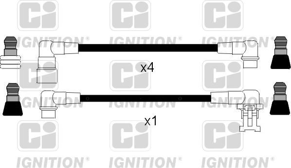 Quinton Hazell XC1036 - Комплект проводів запалювання avtolavka.club