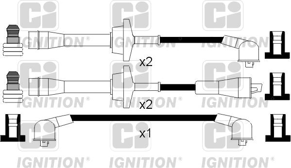 Quinton Hazell XC1029 - Комплект проводів запалювання avtolavka.club