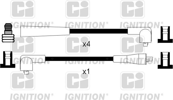 Quinton Hazell XC1079 - Комплект проводів запалювання avtolavka.club