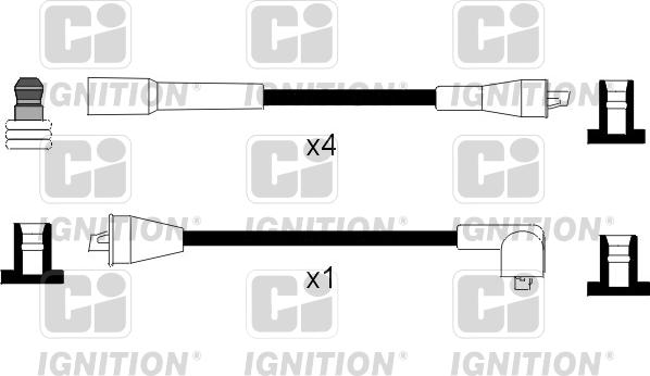 Quinton Hazell XC1075 - Комплект проводів запалювання avtolavka.club