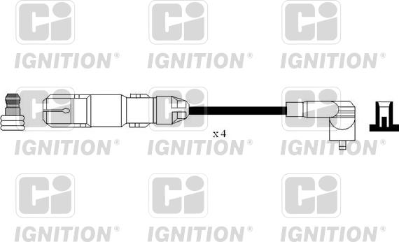 Quinton Hazell XC1194 - Комплект проводів запалювання avtolavka.club