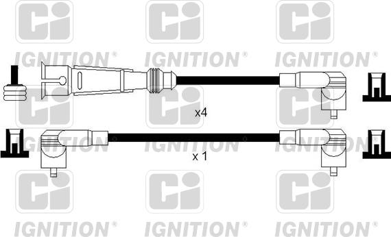 Quinton Hazell XC1145 - Комплект проводів запалювання avtolavka.club