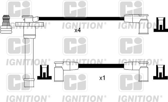 Quinton Hazell XC1146 - Комплект проводів запалювання avtolavka.club