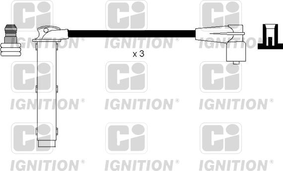 Quinton Hazell XC1141 - Комплект проводів запалювання avtolavka.club