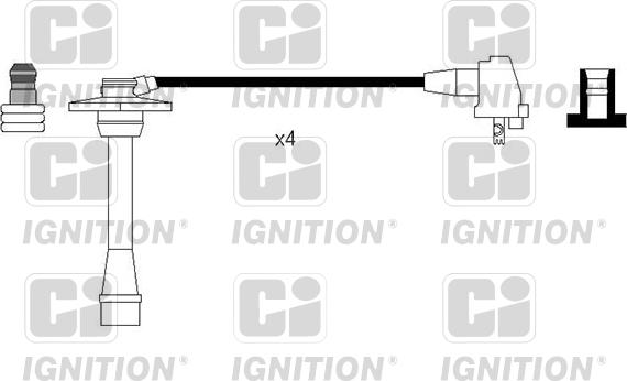 Quinton Hazell XC1148 - Комплект проводів запалювання avtolavka.club