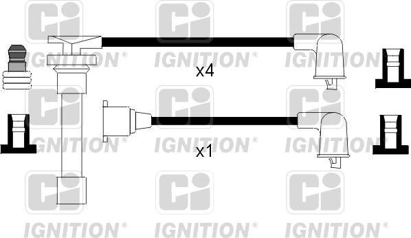 Quinton Hazell XC1109 - Комплект проводів запалювання avtolavka.club