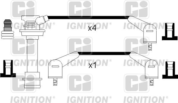 Quinton Hazell XC1103 - Комплект проводів запалювання avtolavka.club