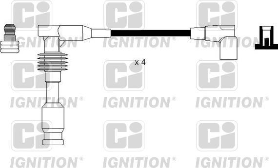 Quinton Hazell XC1185 - Комплект проводів запалювання avtolavka.club