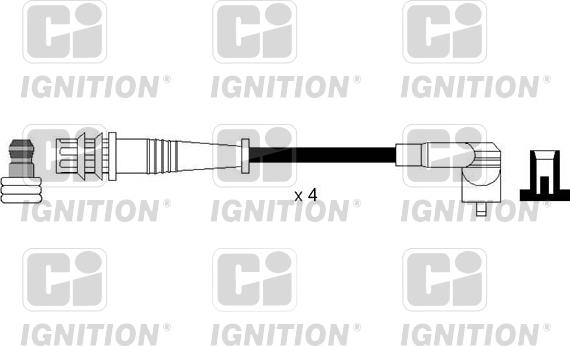 Quinton Hazell XC1128 - Комплект проводів запалювання avtolavka.club