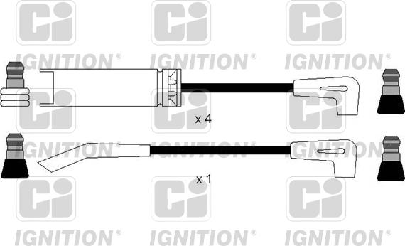 Quinton Hazell XC1127 - Комплект проводів запалювання avtolavka.club