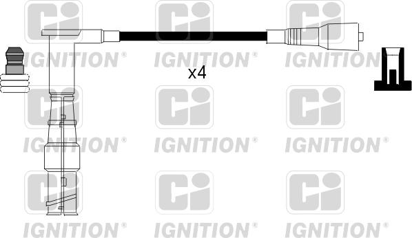 Quinton Hazell XC858 - Комплект проводів запалювання avtolavka.club