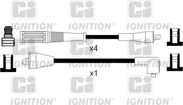 Quinton Hazell XC852 - Комплект проводів запалювання avtolavka.club