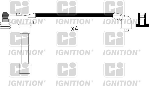 Quinton Hazell XC869 - Комплект проводів запалювання avtolavka.club