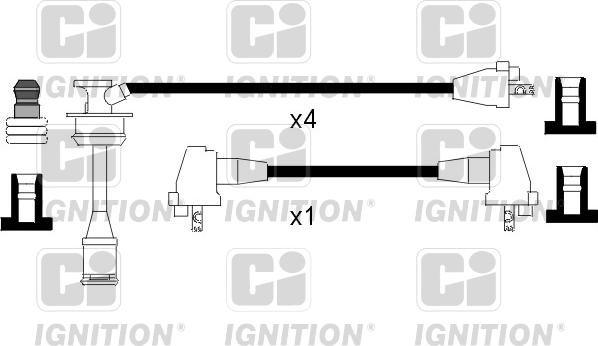 Quinton Hazell XC864 - Комплект проводів запалювання avtolavka.club