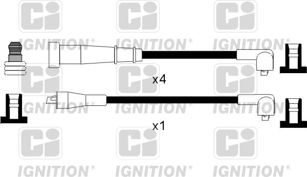 Quinton Hazell XC810 - Комплект проводів запалювання avtolavka.club