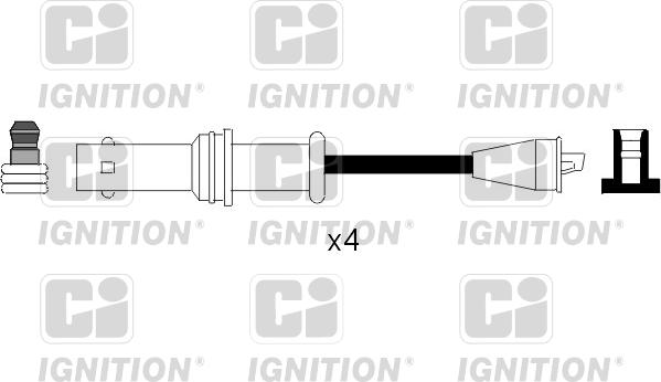 Quinton Hazell XC812 - Комплект проводів запалювання avtolavka.club