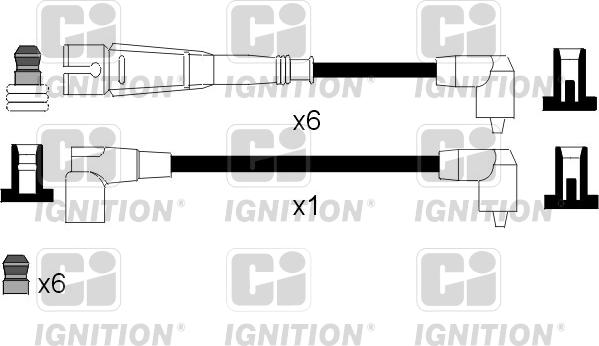 Quinton Hazell XC832 - Комплект проводів запалювання avtolavka.club