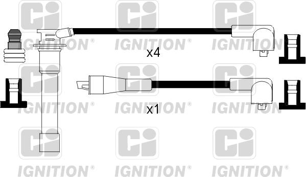 Quinton Hazell XC821 - Комплект проводів запалювання avtolavka.club