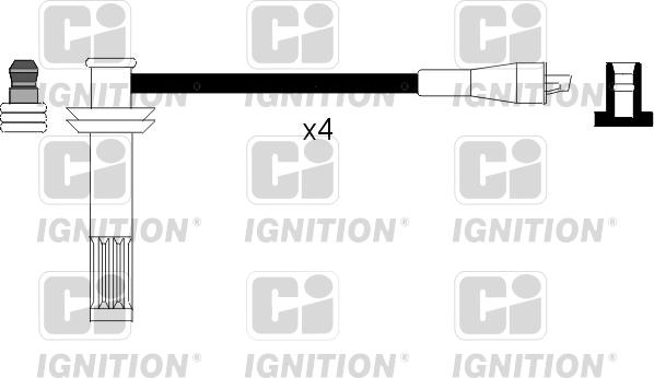 Quinton Hazell XC822 - Комплект проводів запалювання avtolavka.club