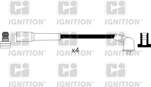 Quinton Hazell XC876 - Комплект проводів запалювання avtolavka.club