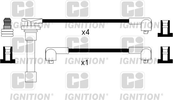 Quinton Hazell XC357 - Комплект проводів запалювання avtolavka.club