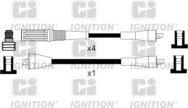 Quinton Hazell XC368 - Комплект проводів запалювання avtolavka.club