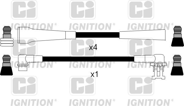 Quinton Hazell XC302 - Комплект проводів запалювання avtolavka.club