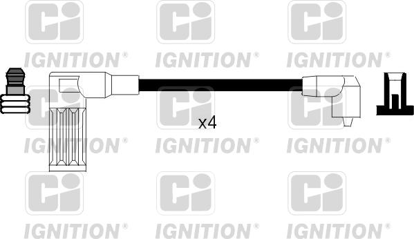 Quinton Hazell XC377 - Комплект проводів запалювання avtolavka.club