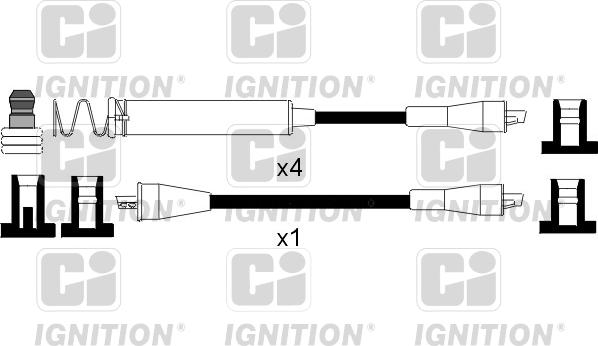 Quinton Hazell XC229 - Комплект проводів запалювання avtolavka.club