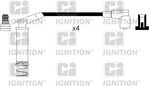 Quinton Hazell XC795 - Комплект проводів запалювання avtolavka.club