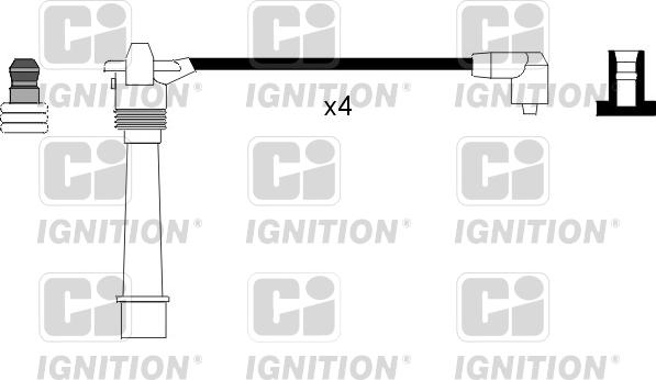 Quinton Hazell XC701 - Комплект проводів запалювання avtolavka.club