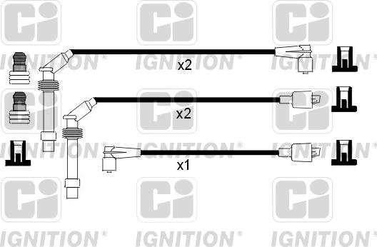 Quinton Hazell XC716 - Комплект проводів запалювання avtolavka.club